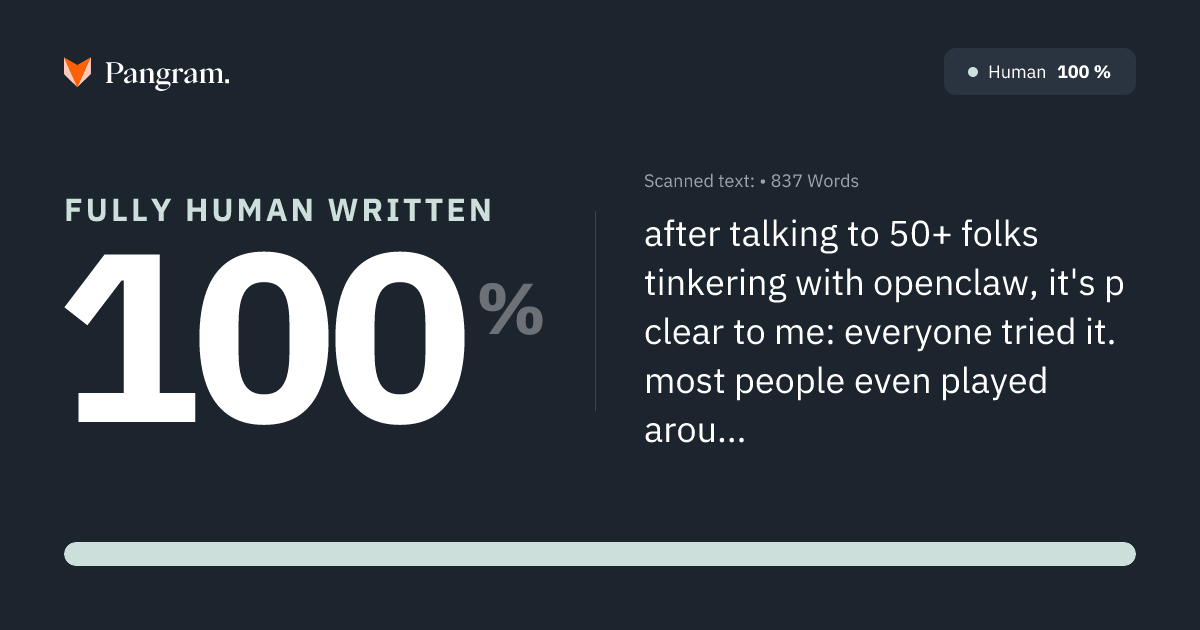 Pangram Labs tweet media