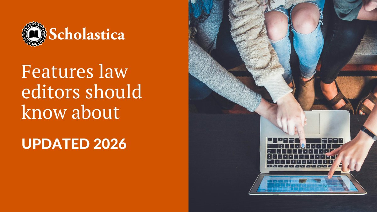 Scholastica Law Review: @scholasticahq.bsky.social tweet media