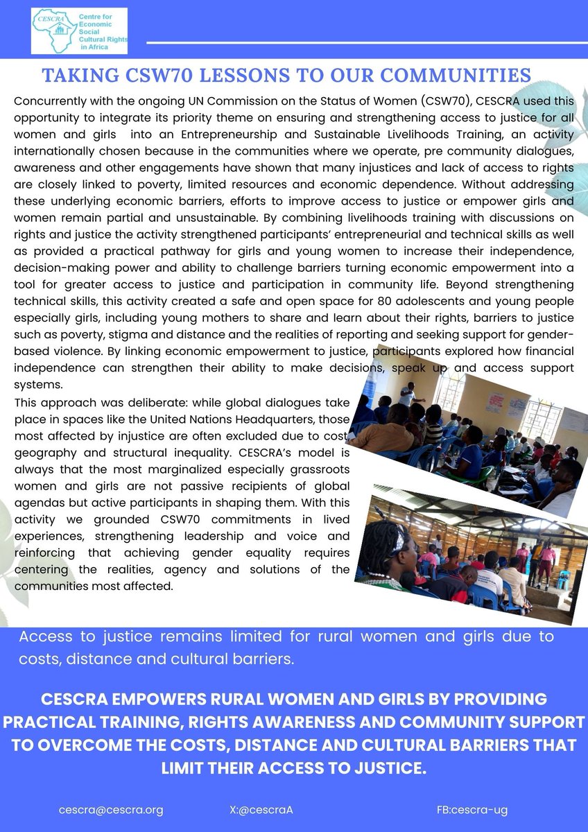 CESCRA Africa tweet media