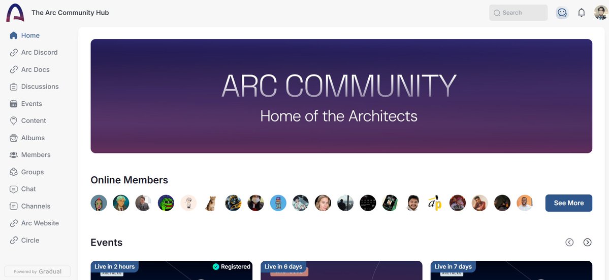 There’s already a community hub where you can earn points &amp; badges. Possible early positioning for future rewards 👀 <a href="/arc/">Arc</a> 💎

Join 👉 community.arc.network

Stay active. Don’t fade this. 🚀
#Arc #Unitflowfinance #Synthra