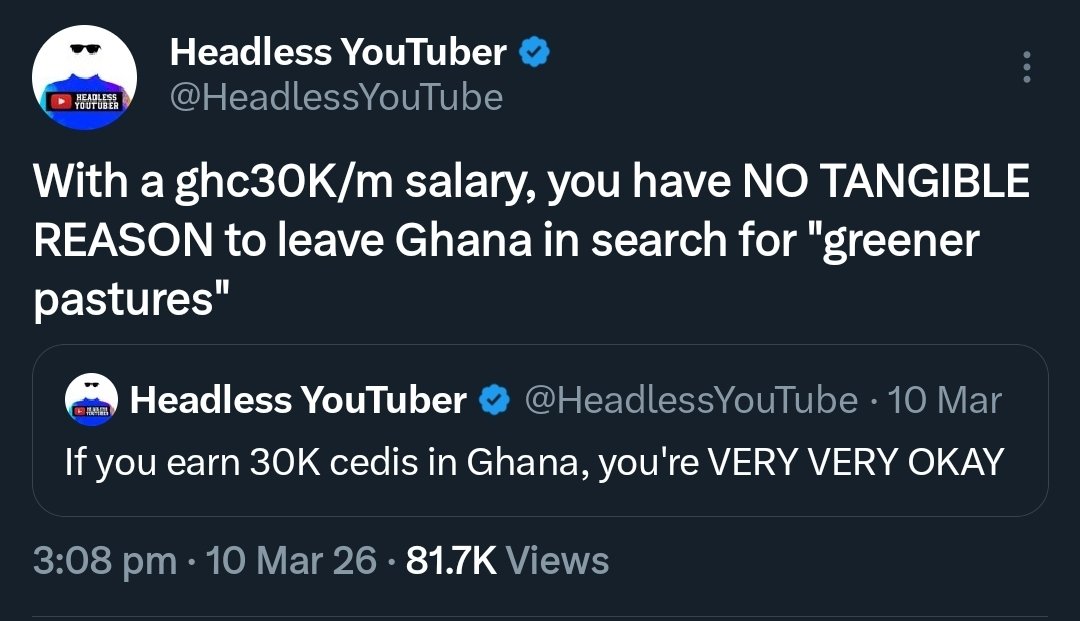 Headless YouTuber tweet media