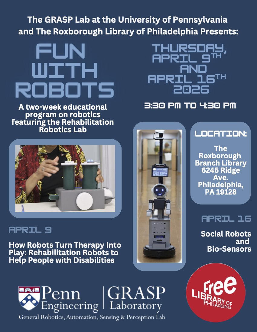 GRASP Laboratory tweet media