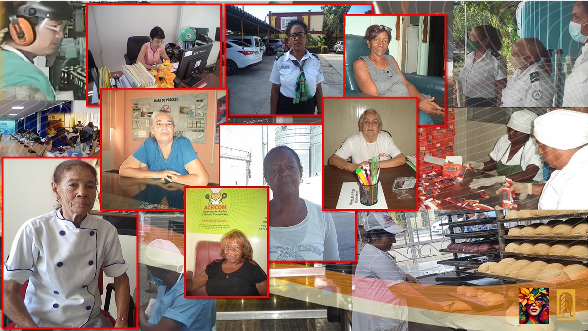 📷Hoy presentamos ¨Mujeres Longevas que Dignifican al Sector¨. Pertenecen al <a href="/geiacuba/">Grupo Empresarial de la Industria Alimentaria</a> , son trabajadoras con 30, 40 y más de 50 años dedicados a la Industria Alimentaria. ❤️🌻🌹
#MujeresEnRevolución 
#MinalXCuba #AlimentariaPorCuba 🇨🇺