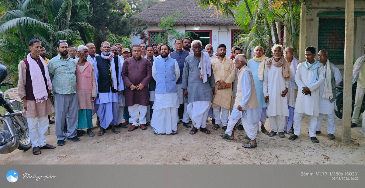 23 मार्च को फुलपरास स्थिति लोहिया आश्रम में होने वाले कार्यक्रम लोहिया जंयती के बारे में बात करते हुवे।