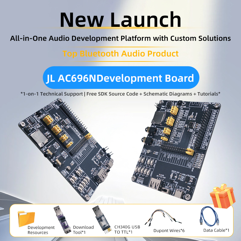 junluantsui's tweet photo. JL JieLi AC6966B: A cost-effective Bluetooth 5.1 audio chip for high-volume products. 32‑bit DSP, 128KB RAM, 512KB storage, rich codec support. Perfect for speakers &amp; IoT. 🎧
#AC6966B #JieLi #BluetoothAudio #Embedded #IoT
https://t.co/wytE1uKLlZ https://t.co/Vji4I3Dkm8