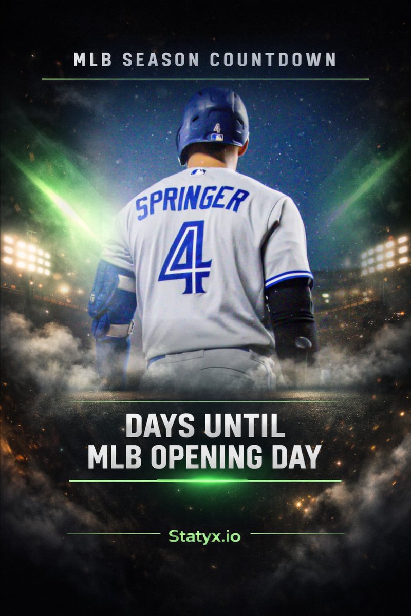 ⚾ 4 days until Opening Day.

Almost there.
The countdown is getting louder, and baseball season is right around the corner.

Who’s ready to run it back?