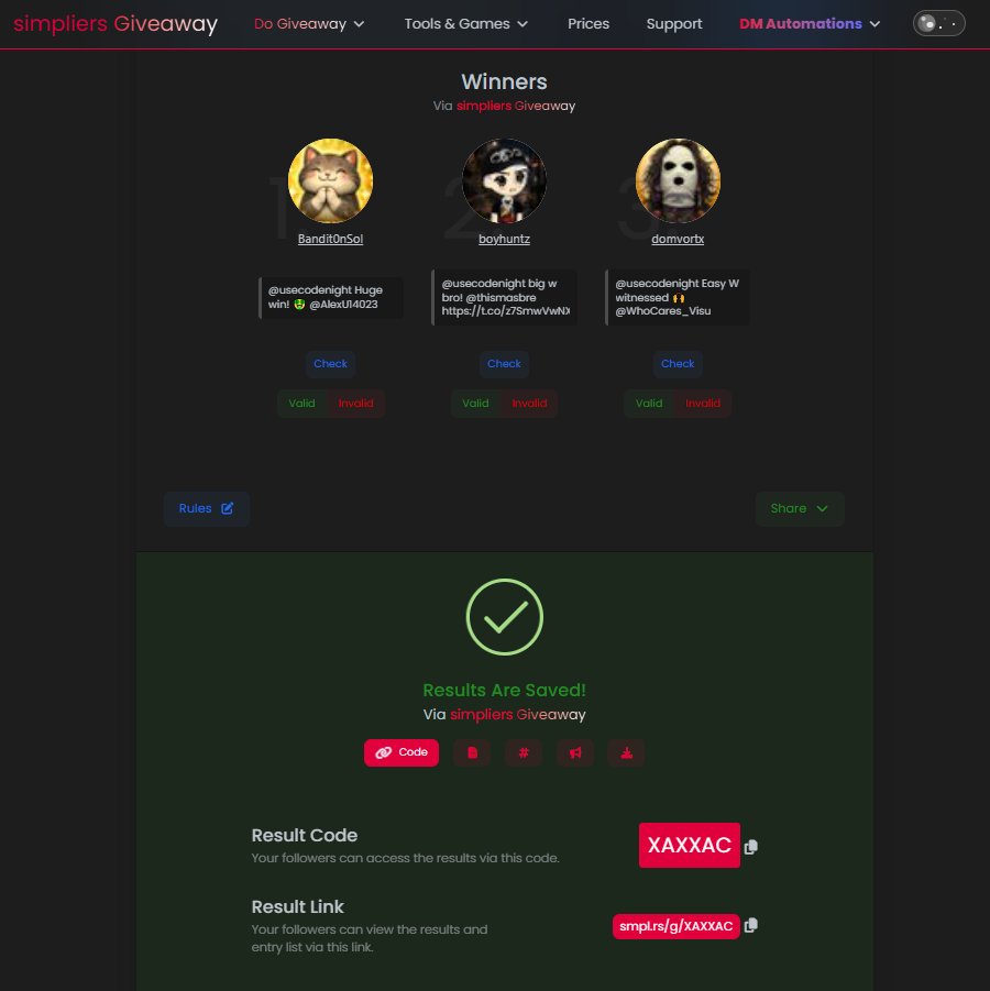 USE CODE ''Night'' 15.000$ LB tweet media