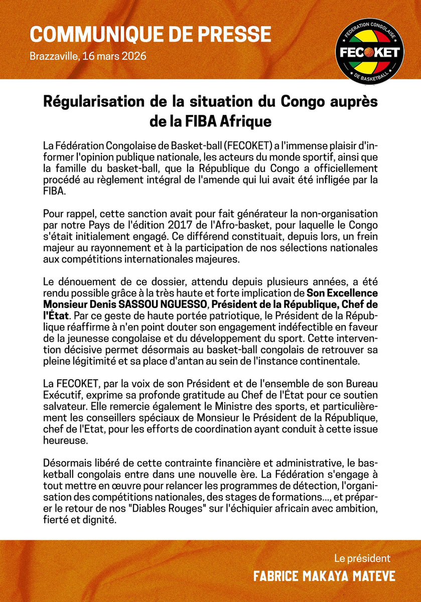 Congo Basketball 🇨🇬 tweet media