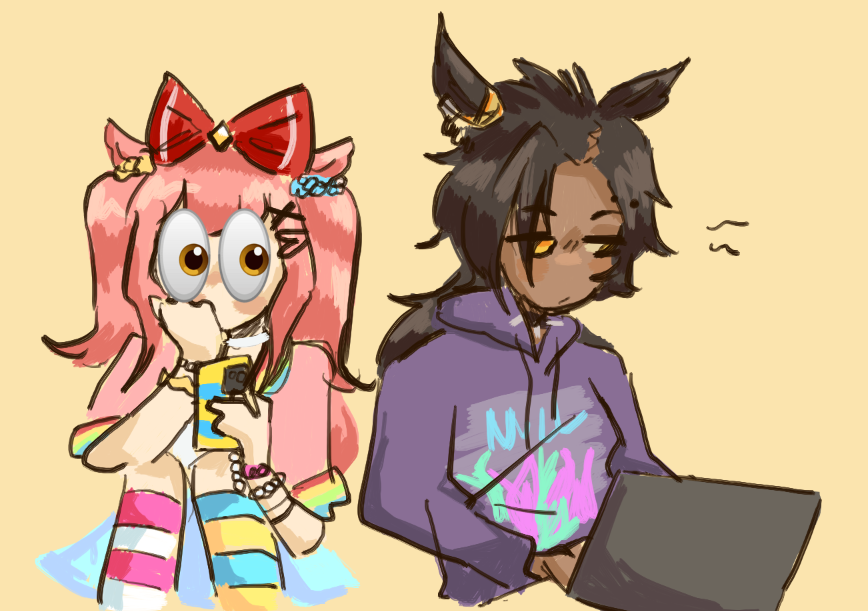 hyperfemcel's tweet photo. hi i know i havent been posting have my stupid uma yuri https://t.co/BCoO8JBNe3