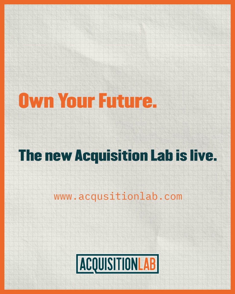 Acquisition Lab tweet media