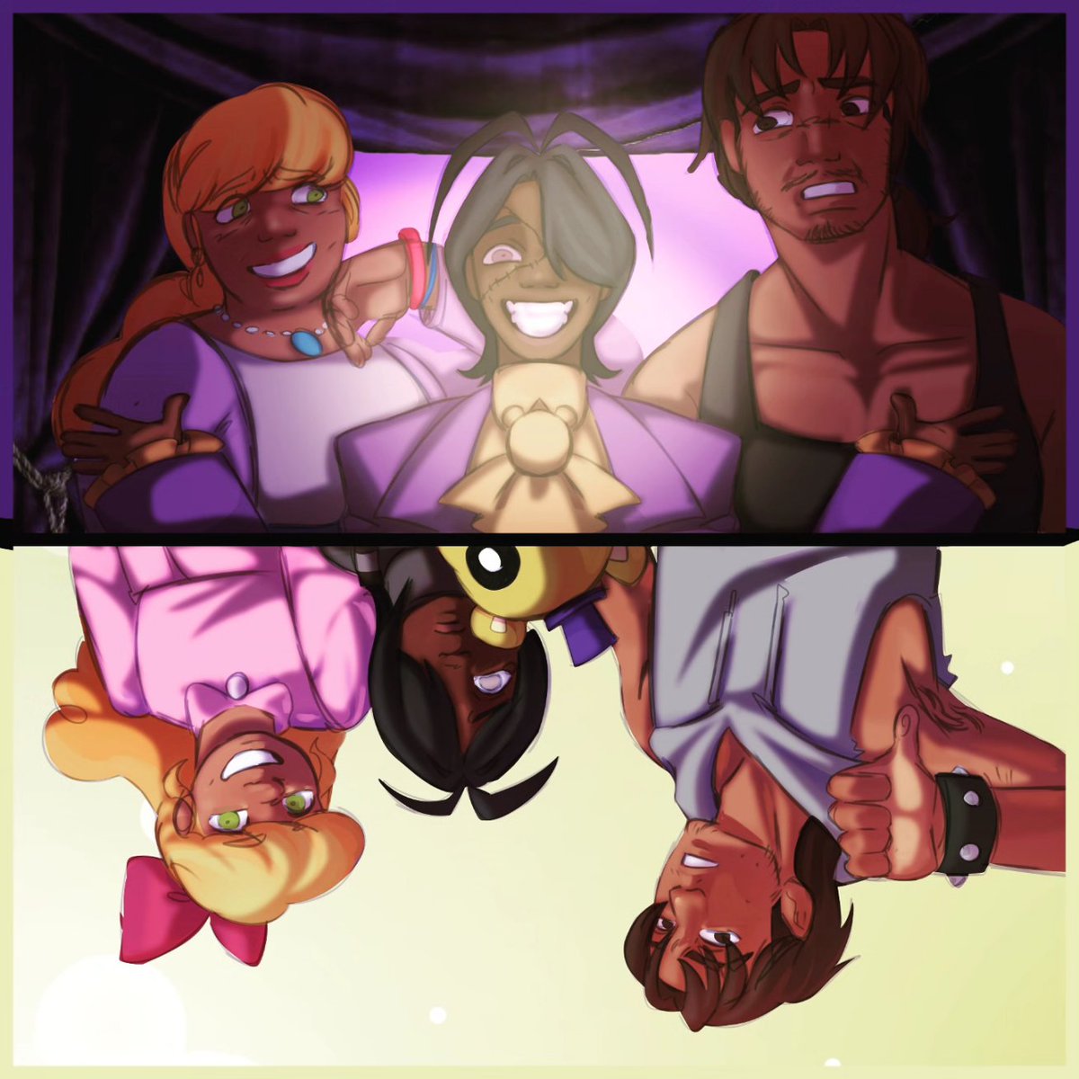 DBunnie12's tweet photo. This was fun!!! I made my own version of the #aftonsiblings https://t.co/ret1Qaz7ZW