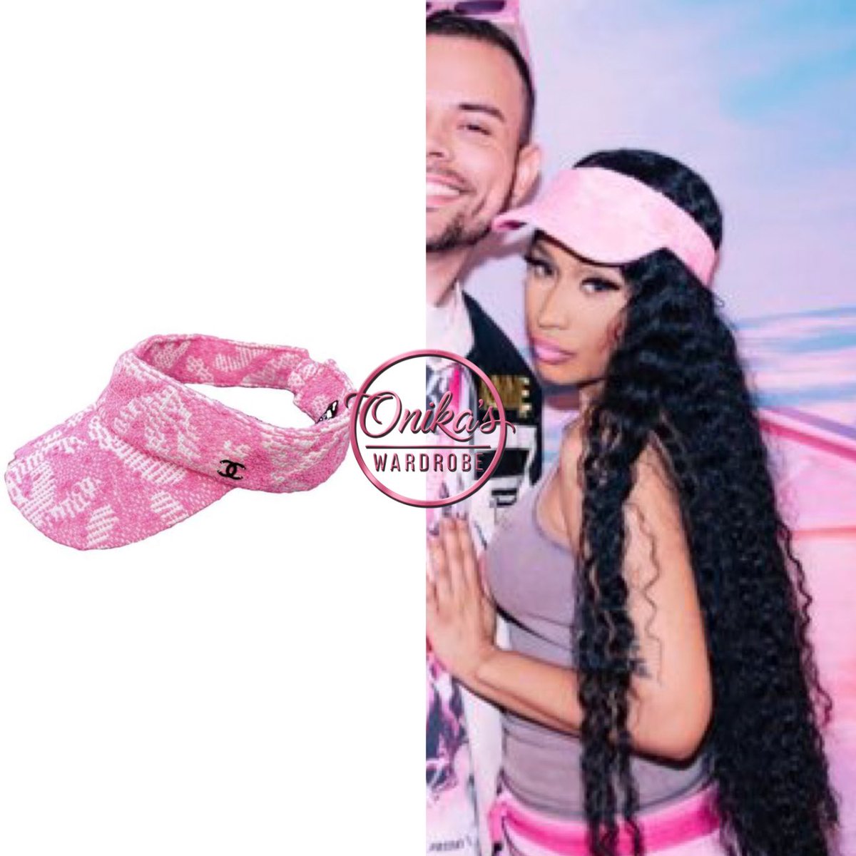 onikaswardrobe's tweet photo. Pink Friday 2 World Tour: Las Vegas M&G (2024)
Nicki Minaj wearing @hmusa Los Angeles Tee + a @Chanel Cruise 2024 visor with @Chanel Cruise 2024 gradient pants.
#nickiminaj #fashion #style
#barbz #LasVegas #chanel
#pf2wt #onikaswardobe https://t.co/VA7hyspOcj