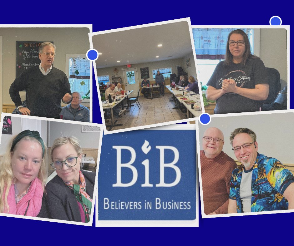 We held our Believers in Business (BIB) networking forum for greater Kennett Square, PA this morning, Thursday, 3/19/26 at the Creek Side Diner.

We prayed 🙏 , lifted others up, focused on the Word (2 Corinthians 13)⛪, gave referrals, laughed 😅, learned about each other's