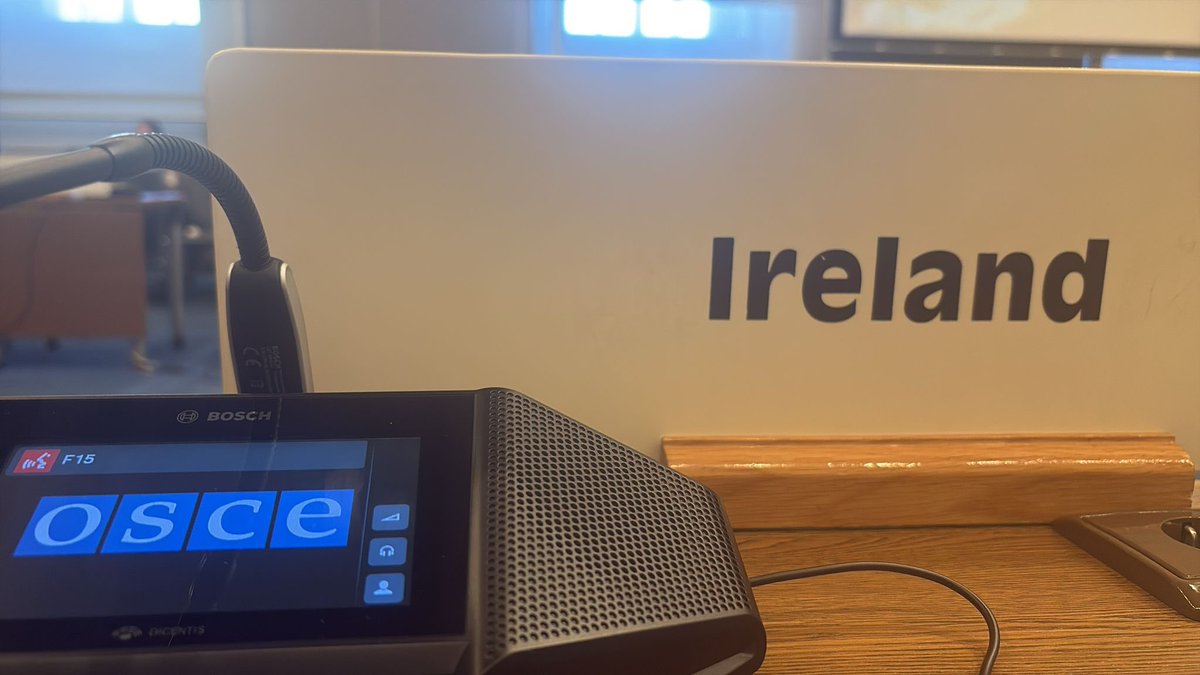 Permanent Mission of Ireland to the OSCE tweet media