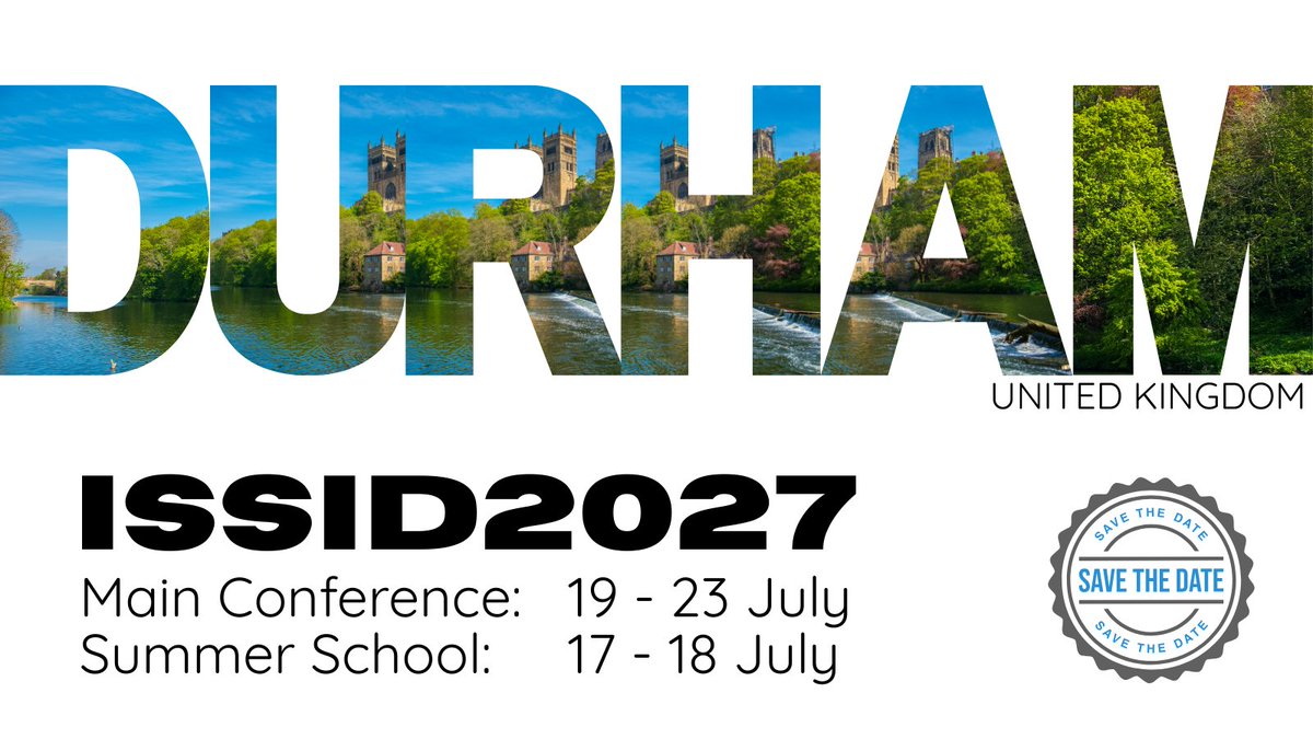 ISSIDOfficial's tweet photo. g to Durham!  Join researchers from around the world in one of the UK's most historic university cities.  Riverside walks, castle views &amp; rich exchanges of ideas await.  Please like &amp; share this announcement! #ISSID2027 #IndividualDifferences https://t.co/Y4gBBcFDTB
