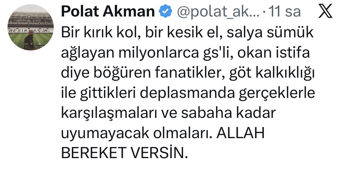 SİZ HEPİNİZ GALATASARAY TEK.💛❤️ tweet media