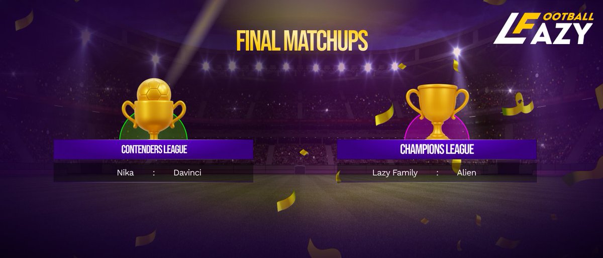 Final match‑ups for the Season 10 trophy are locked in!🏆

In the Contenders League, new teams are in the final — who will lift the trophy?

In the Championship League, we’ve got a classic clash: the reigning champion chasing a three‑peat vs the famous team that missed the final