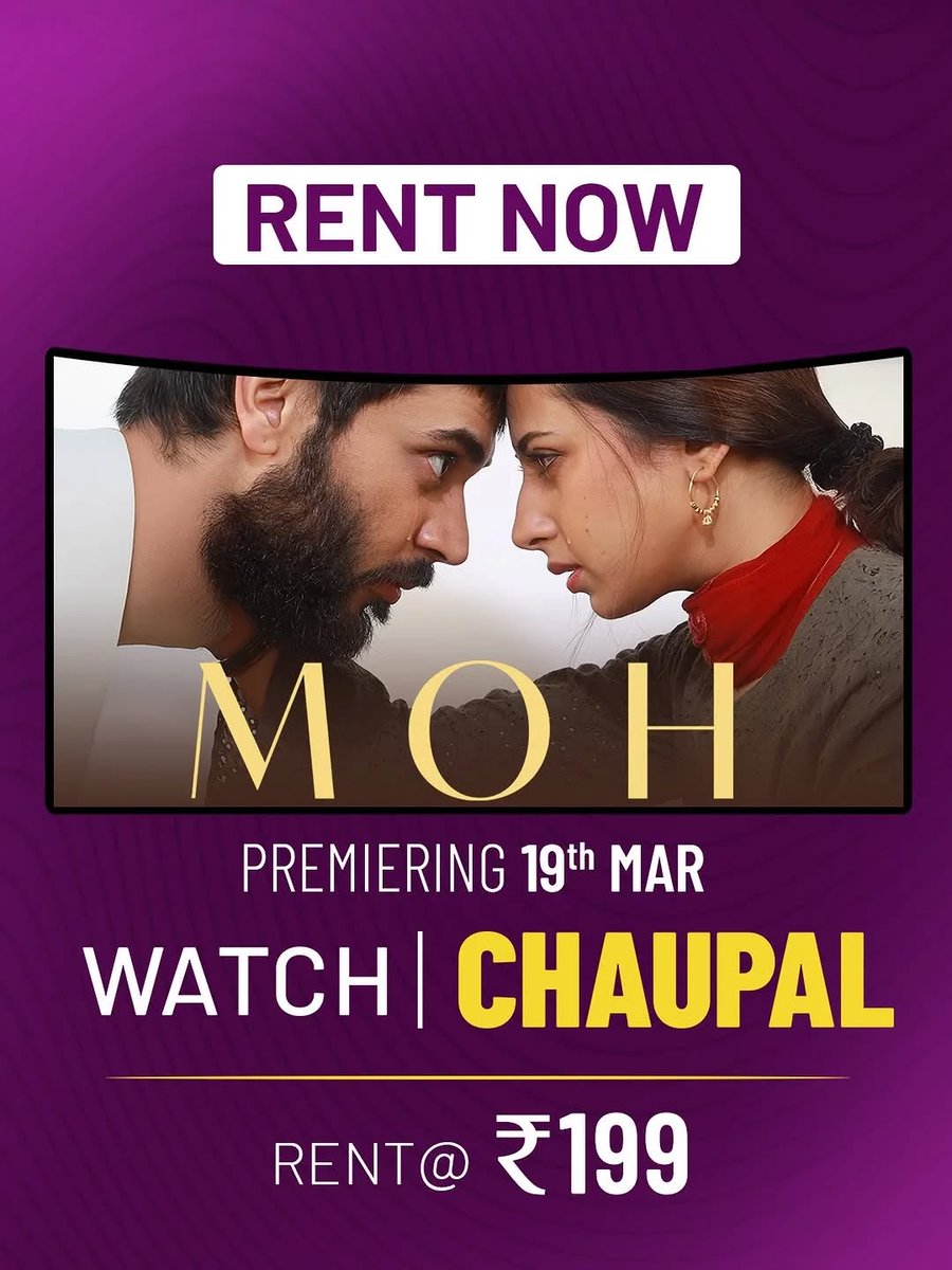 CinemaRareIN's tweet image. Punjabi film #Moh (2022) now available for RENT on @ChaupalApp.

@sargun_mehta #GitajBindrakhia #JagdeepSidhu @tipsofficial