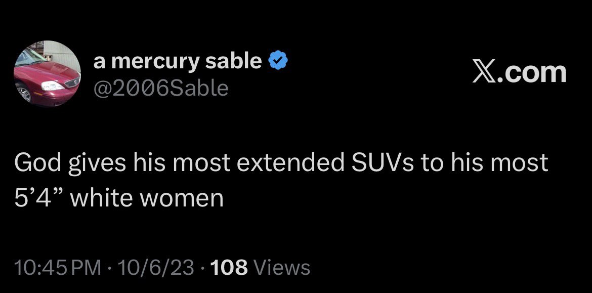 a mercury sable tweet media