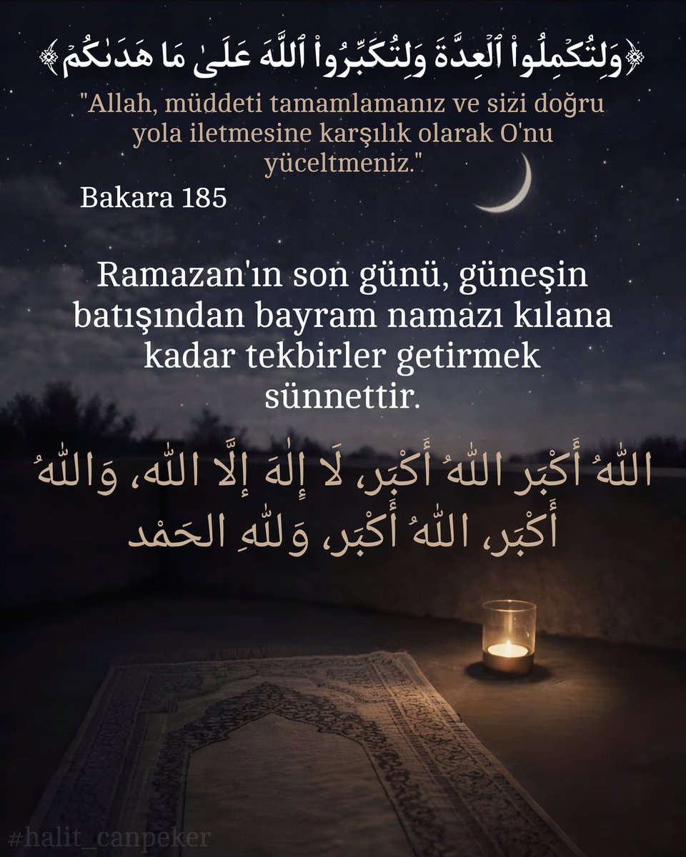 halitcanpeker's tweet photo. #bayram #RamazanBayramı https://t.co/qWY37Z7jQJ