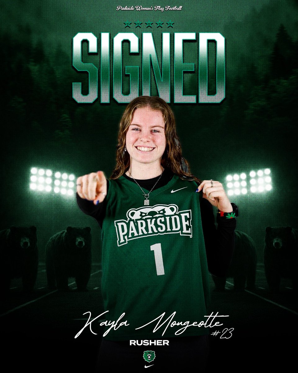 ParksideFlagFB's tweet photo. Signed 📄✍️ 

Welcome Kayla Mougeotte to the Parkside Women’s Flag Football Team!

#DefendTheDen // #RangerGRIT https://t.co/H3AB9FxVDi