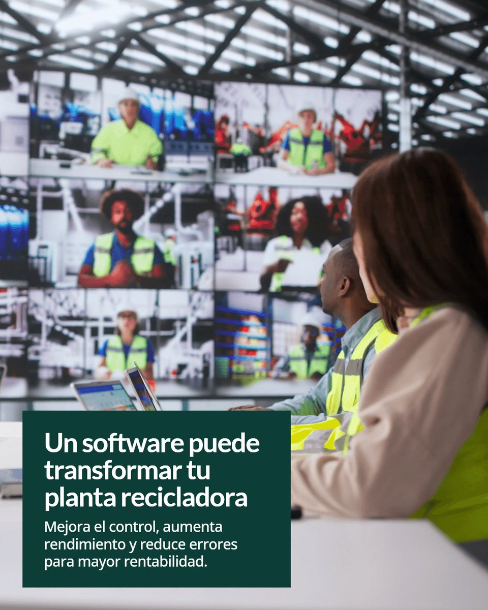 recimex's tweet photo. ¿Sabes cómo un software puede cambiar tu planta recicladora?

Integrar un sistema de gestión mejora el control, aumenta el rendimiento y reduce errores. Así, aprovechas mejor los recursos y garantizas procesos más sostenibles y rentables. https://t.co/1hIx2Wn3X7
