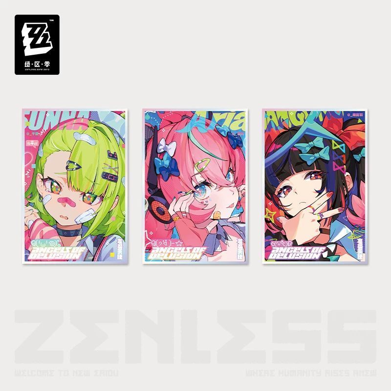 AitaiKuji's tweet photo. โจThe underground idol group Angels of Delusions are now here!
Suuna, Aria and Nangong Yu are here to bring chaotic cuteness to you. ๐ซ
โฌ๏ธ Pre-order today!
๐ https://t.co/Cp3X2Yb3Ct
๐ Release Date: July 2026
#zzz #zenlesszonzero #angelsofdelusions https://t.co/KaYkiW07Ue