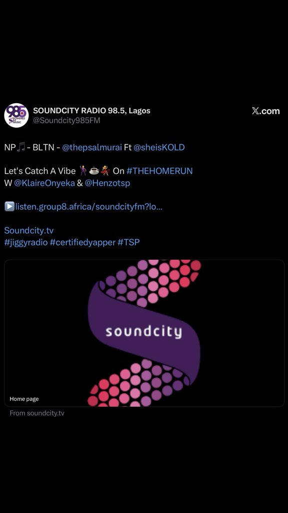 thepsalmurai's tweet photo. WE ON THE RADIO📡 shouts to Sound City Radio📡 Monster Musial Radio STAR FM📡 #riotmusic #b20s #bltn #betterlatethannever https://t.co/FXX9JMt2L4