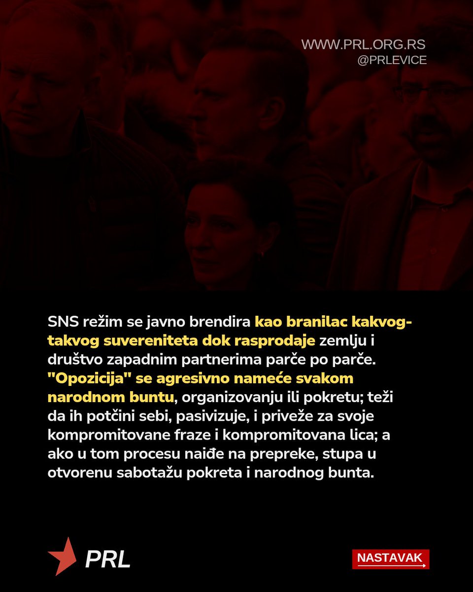 Partija radikalne levice - PRL tweet media