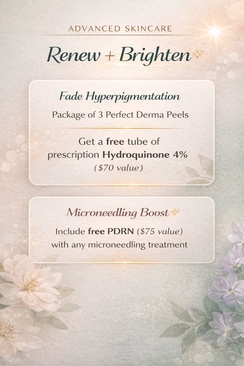skinspirations's tweet photo. Our spring specials just dropped 🌿

From injectables to skincare to laser treatments, we made this lineup with both new and returning clients in mind!

Let us know what you’re interested in 🤍  #SpringSpecials #AestheticMedicine #HealthySkinJourney #GlowUpSeason https://t.co/OZOPbuvhHL