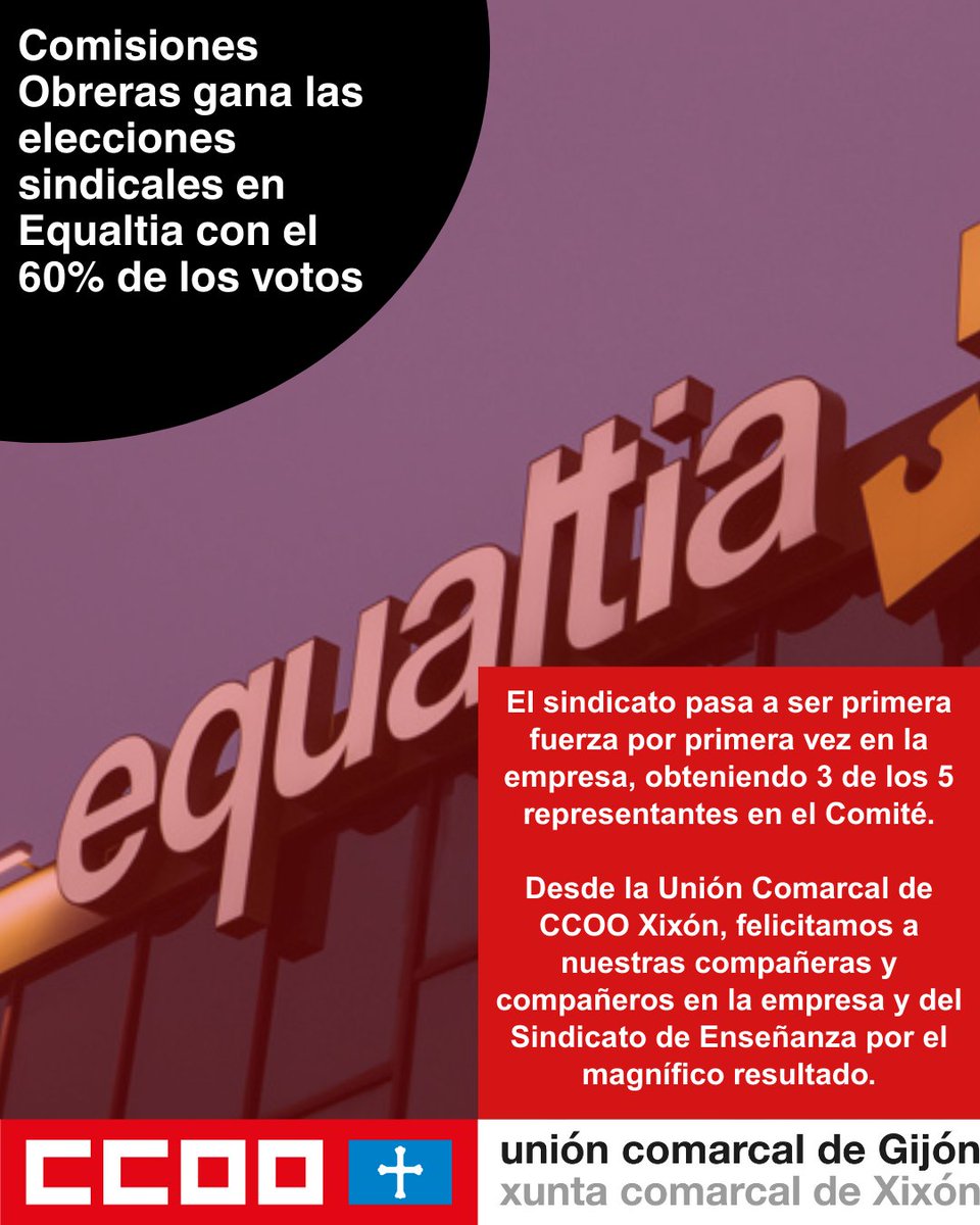 Unión Comarcal de Comisiones Obreras de Xixón tweet media