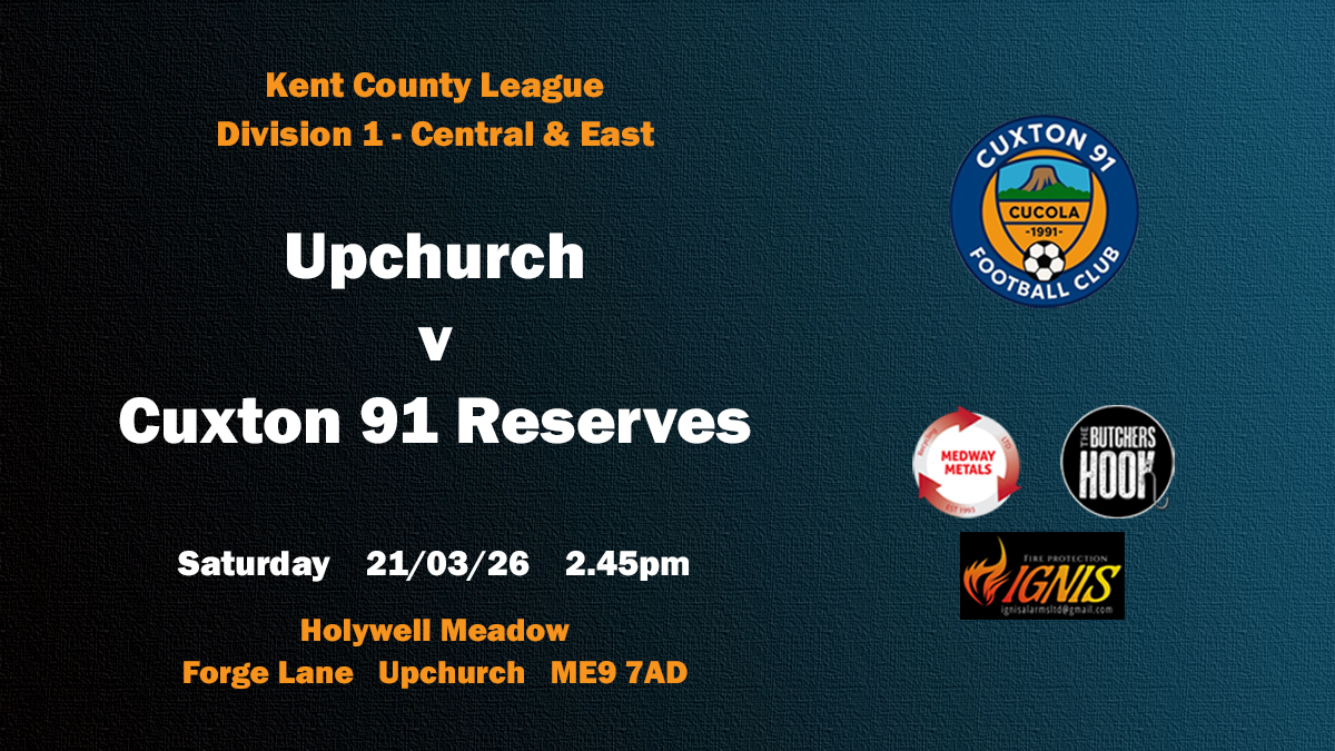 Cuxton 91 Reserves tweet media