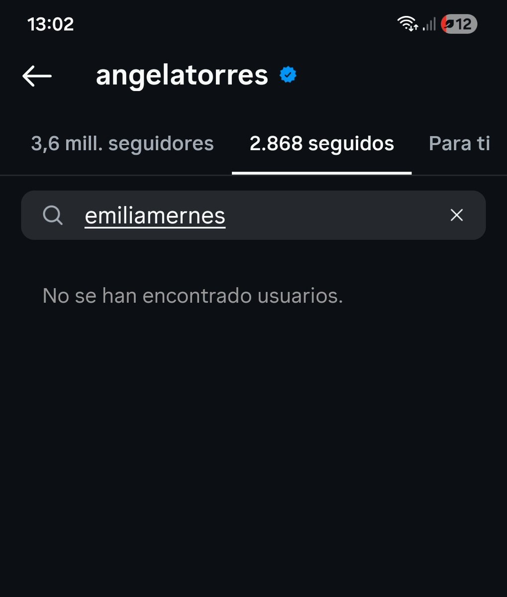 Angelita Torres, otra artista que dejó de seguir a Emilia Mernes. ¿Qué será lo que pasó?  Siento que hay algo más que nadie está contando...