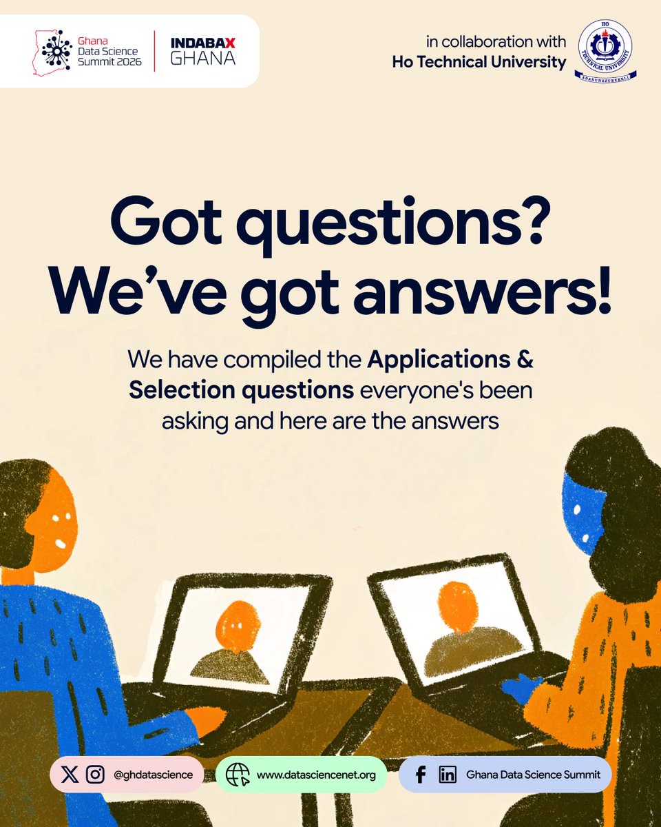 Ghana Data Science Summit (IndabaX Ghana) tweet media