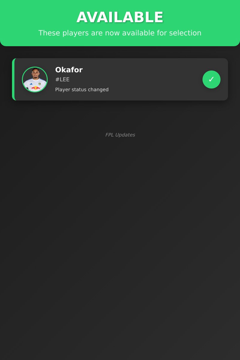 FPL Updates tweet media