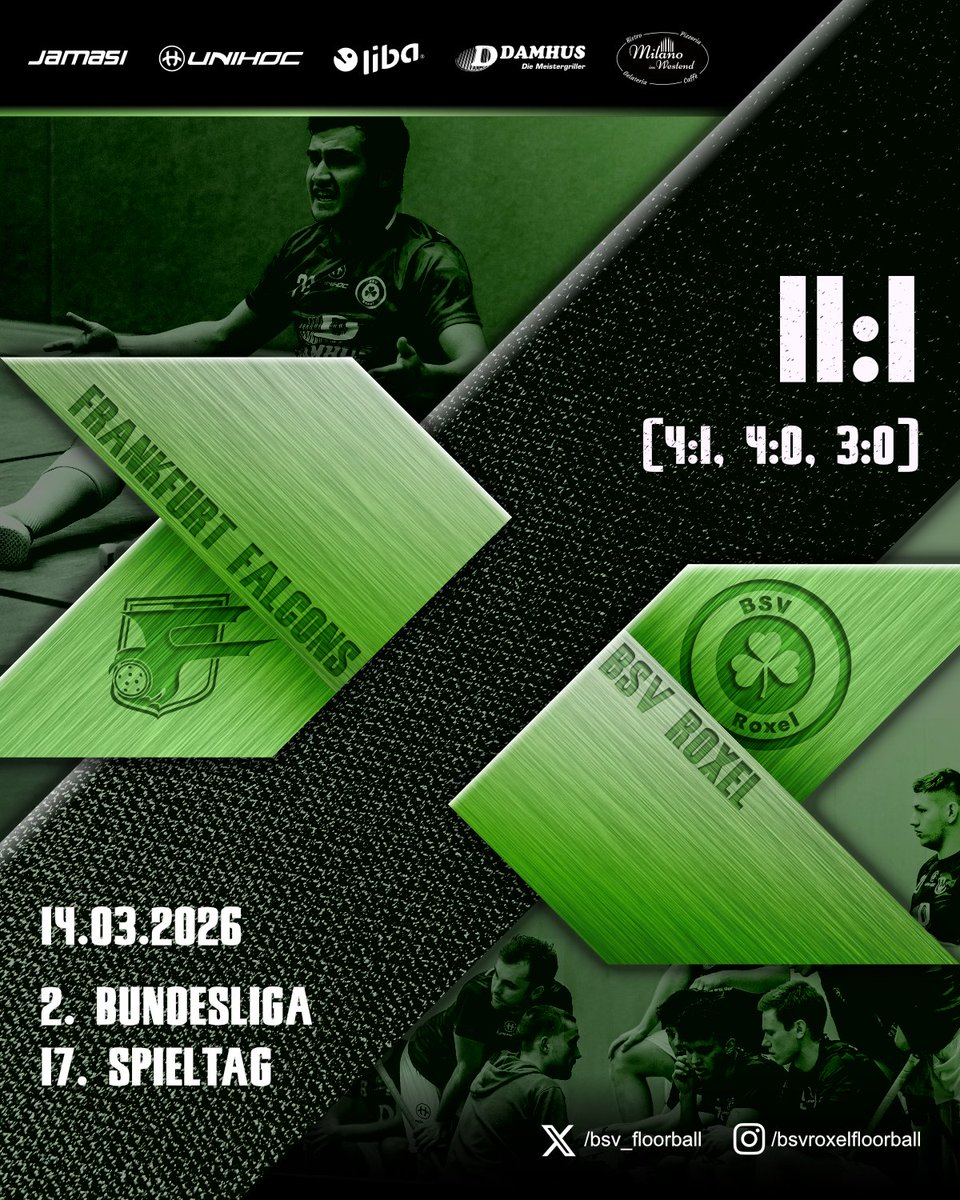 bsv_floorball's tweet photo. Keine Chance in Frankfurt. Gegen hohes Pressing konnten wir mit nur 8-9 Feldspielern nicht viel anrichten. Zudem fehlte mal wieder die Konsequenz im Abschluss.

#Floorball #2FBL #FRAROX #Frankfurt https://t.co/O5tMOLfxZH