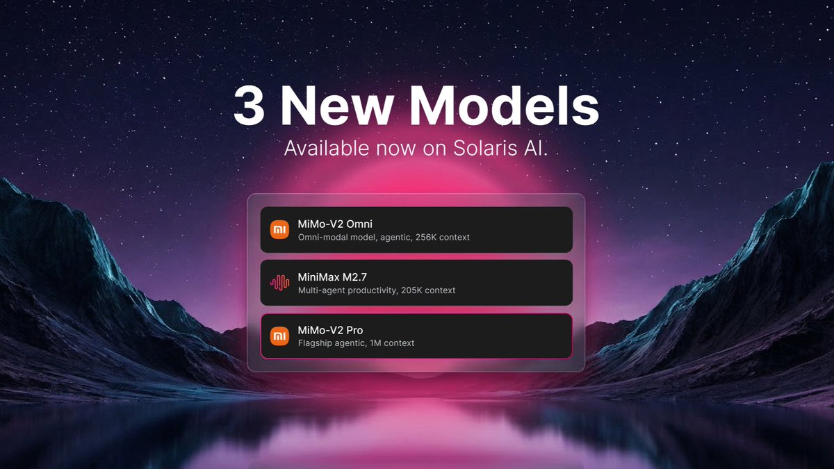 Solaris AI tweet media