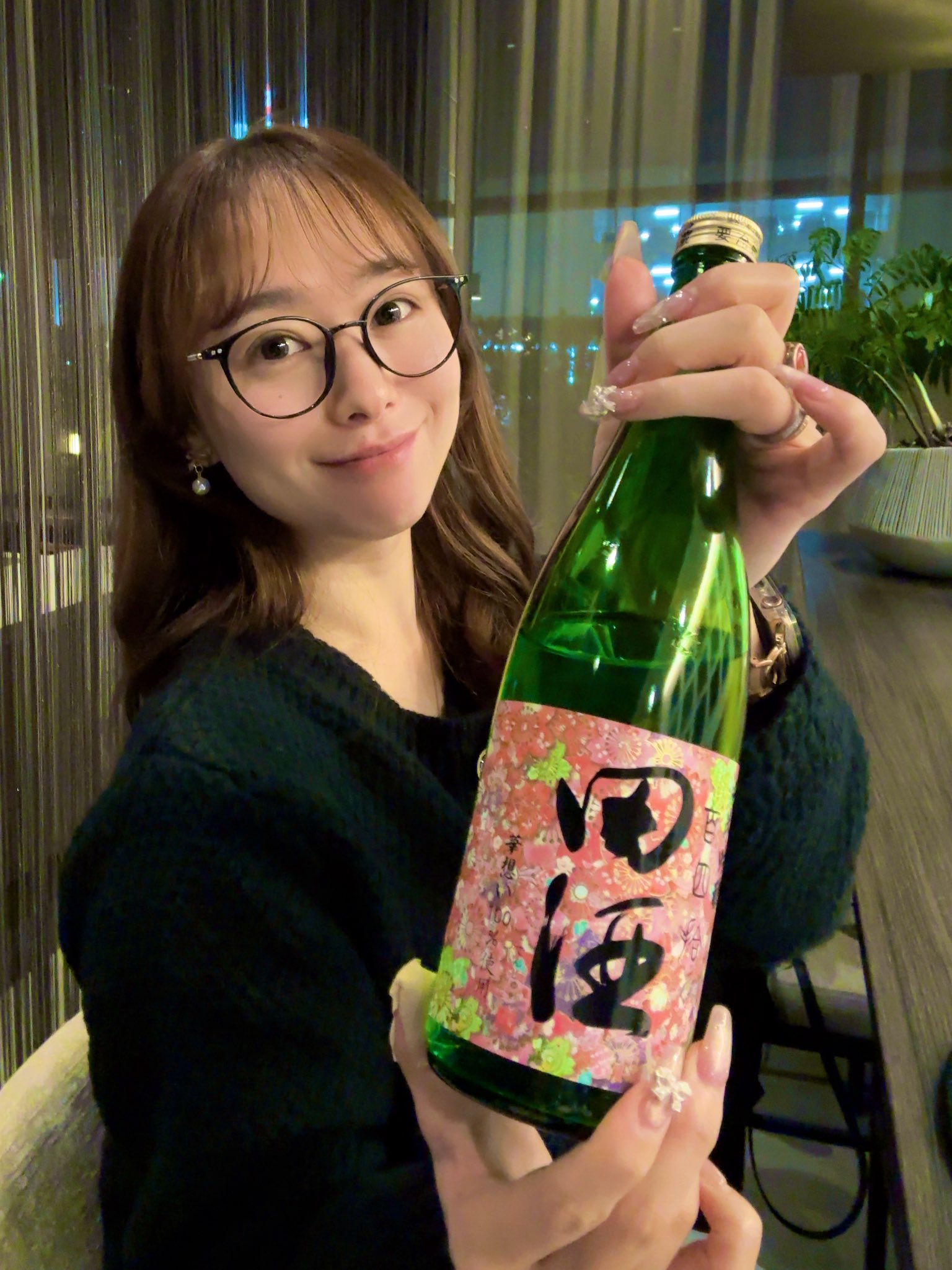 1 pic. 大好きなおじいちゃんが91ちゃいになりました！👏✨ お酒も飲めるしマシンガントークだし本当にすごいんです元気なんです🥰🩷 日本酒も春酒たちがすべて華やかで美味しかった〜🍶🌷🌸 https://t.co/zJP64kKPIN