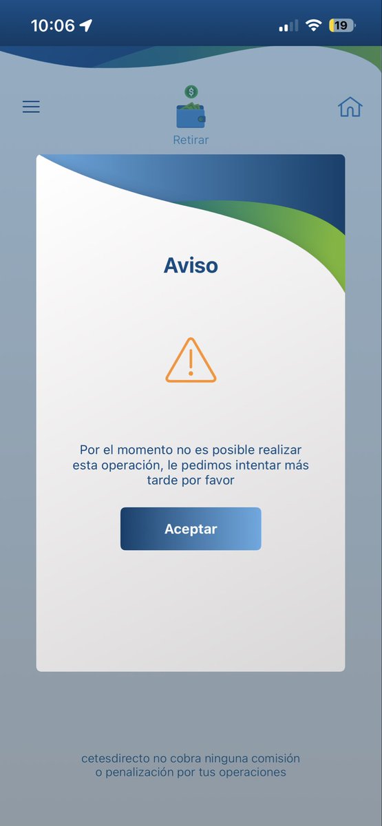 lunarela83's tweet photo. @cetesdirecto, ¡no funciona su aplicación! https://t.co/SKZ1DpLFwk