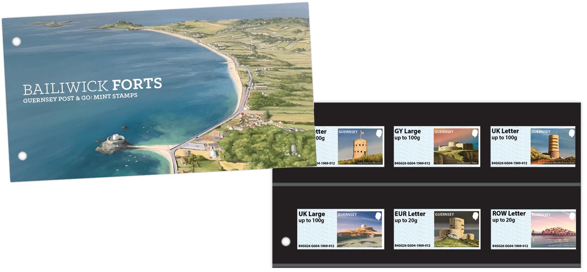 guernseystamps's tweet photo. We’re excited to launch new #Post & Go stamps next month featuring #Guernsey’s #fortifications which are found on the island’s coastline. From 13th-century coastal defences to #WorldWarTwo watch towers, each stamp depicts a chapter in the island’s history https://t.co/lKRU9VSdKX