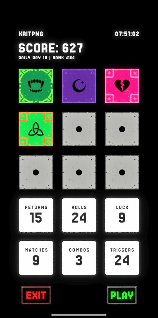 KritProNiceGood's tweet photo. My today's the higher score is 627 😎
My place at the daily leaderboard is 84th 🏆
What about yours?😉
@deadluckygame https://t.co/ESdkXUDUMb