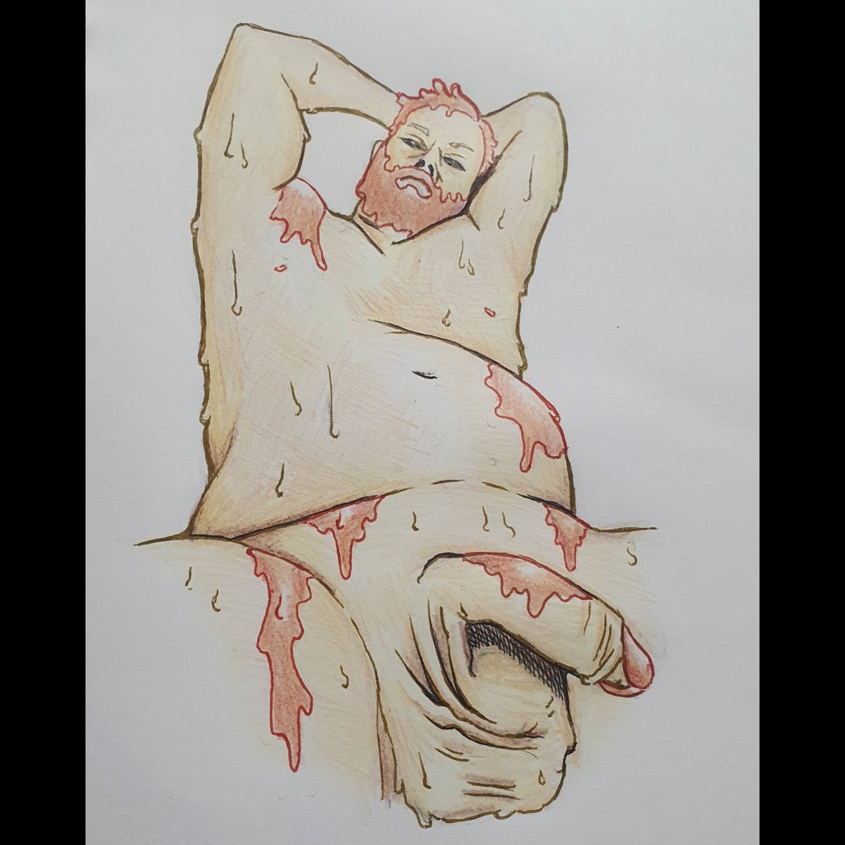 Also Do you like pudding 🍮?

#nsfw #artwork #male #model #nude #penis