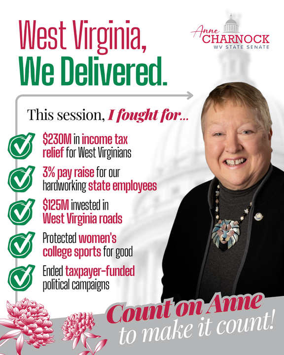 Senator Anne Charnock tweet media