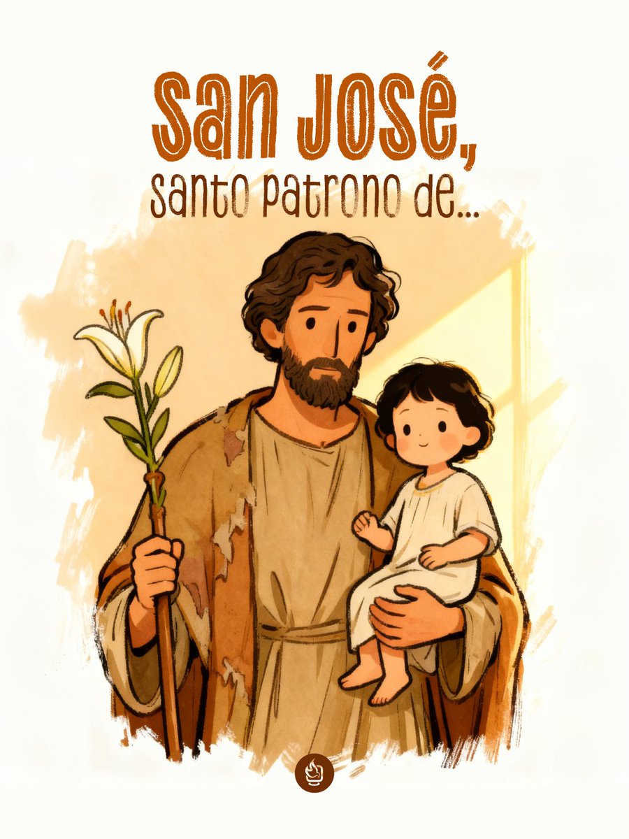 Hoy celebramos a San José y le pedimos que nos enseñe a confiar así: sin miedo, sin prisa, y con un corazón dispuesto. ¡Ruega por nosotros! 🤎🙏🏻

Te dejamos un bonito hilo.