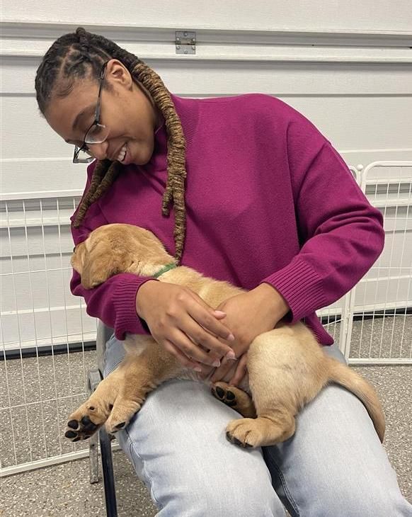 MDcpas's tweet photo. Our Central PA team attended a puppy socialization event with Susquehanna Service Dogs (SSD). SSD is dedicated to breeding, raising, and training dogs that support people with disabilities, empowering them to live more independently and confidently. https://t.co/nxgSoaNb8N
