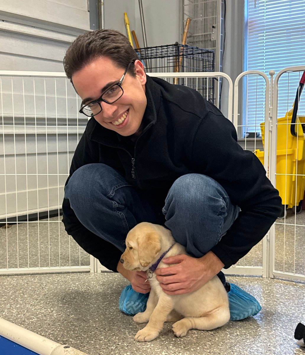 MDcpas's tweet photo. Our Central PA team attended a puppy socialization event with Susquehanna Service Dogs (SSD). SSD is dedicated to breeding, raising, and training dogs that support people with disabilities, empowering them to live more independently and confidently. https://t.co/nxgSoaNb8N