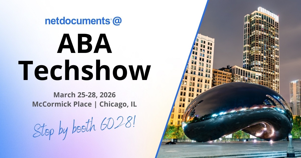 NetDocuments tweet media