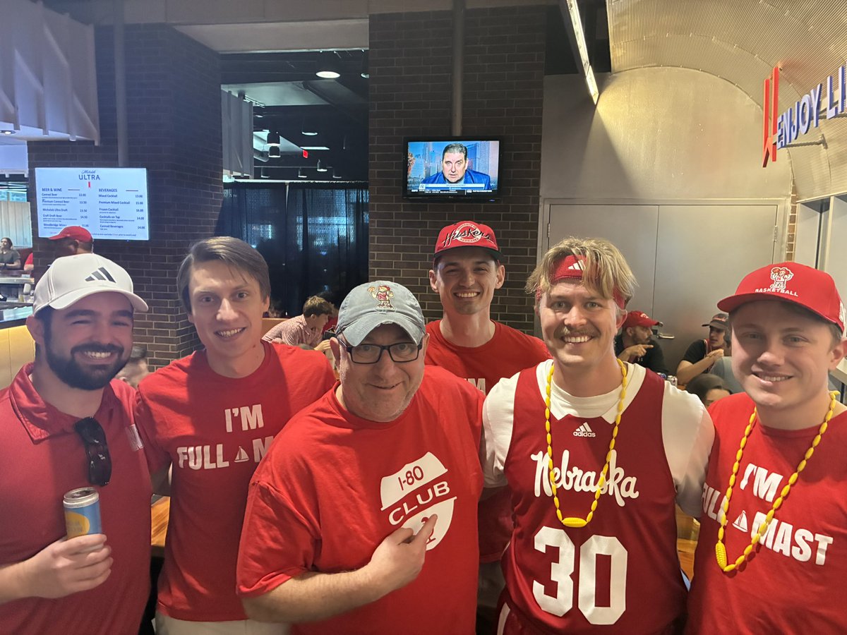 Met the man, the myth, the legend behind the OKC billboard @huskerhoops402 and his crew who helped pull it off. I had to ask for a pic. The kids are all right.