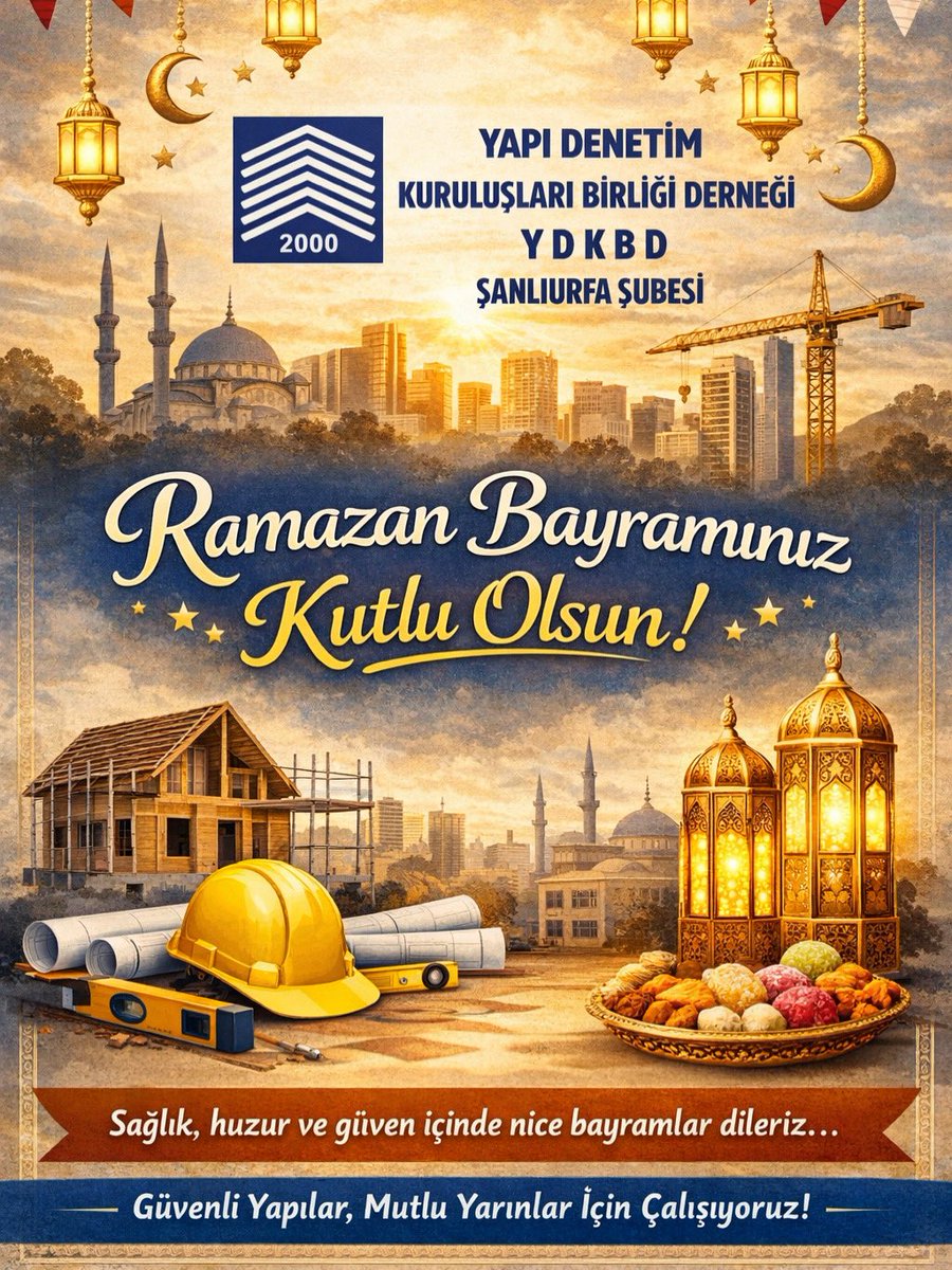 Yapı Denetim Kuruluşları Birliği Şanlıurfa Şubesi tweet media