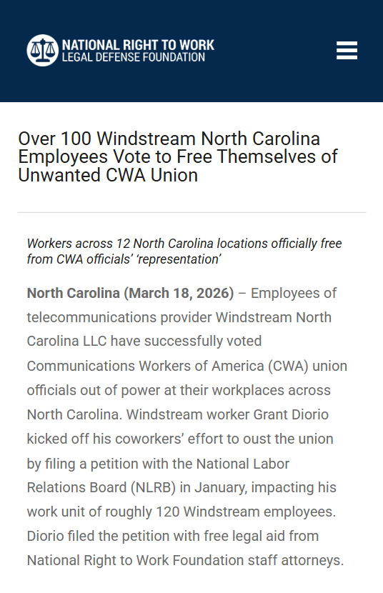 National Right To Work Foundation tweet media